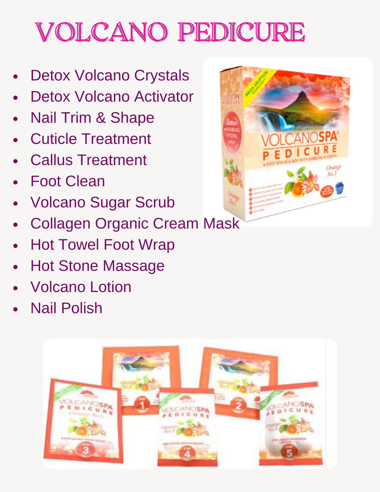 Pedicura volcano